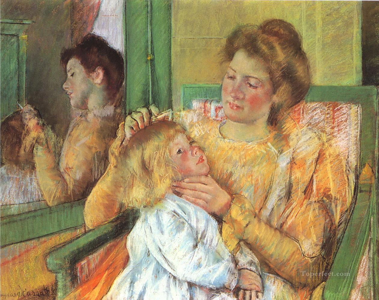 マザー・コーミングの母親たち メアリー・カサット油絵